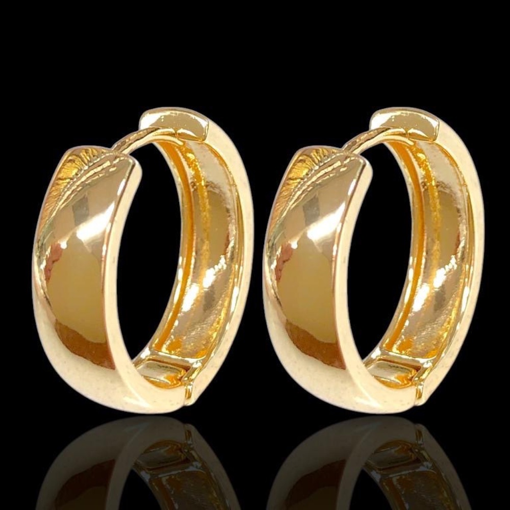 Elegant Gold Hoop Earrings